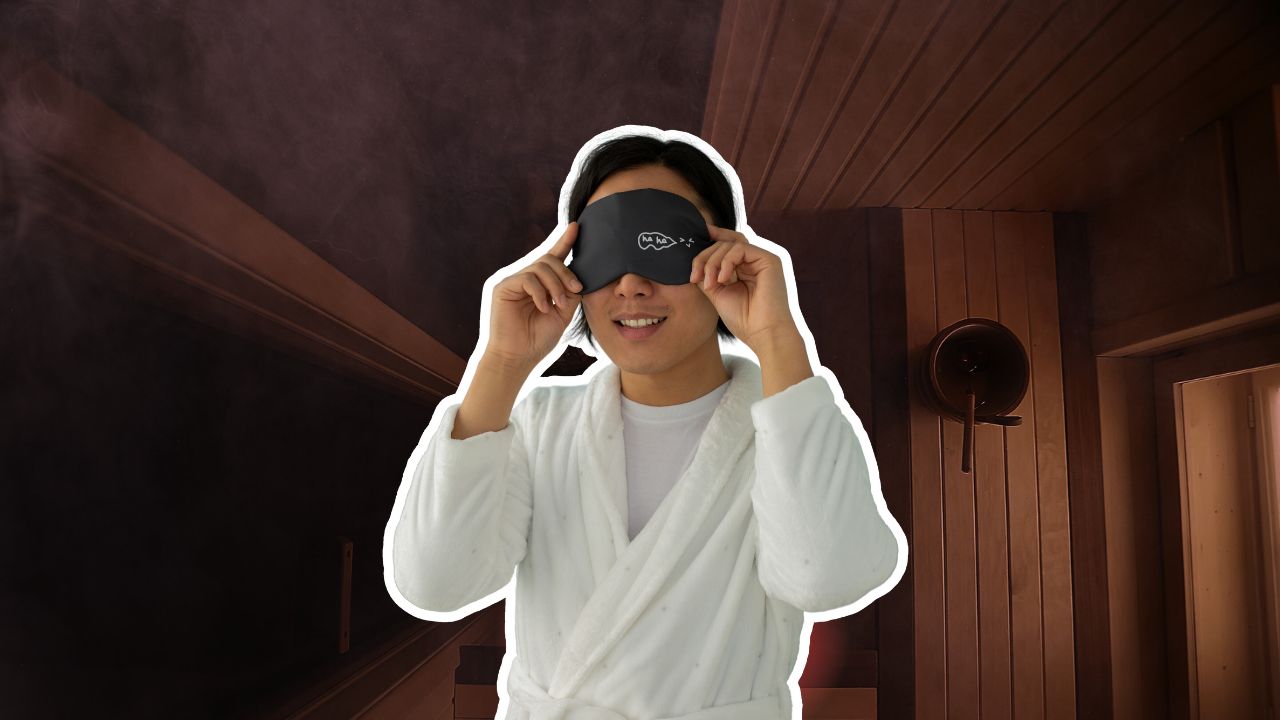 should i use eye protection when using infrared saunas