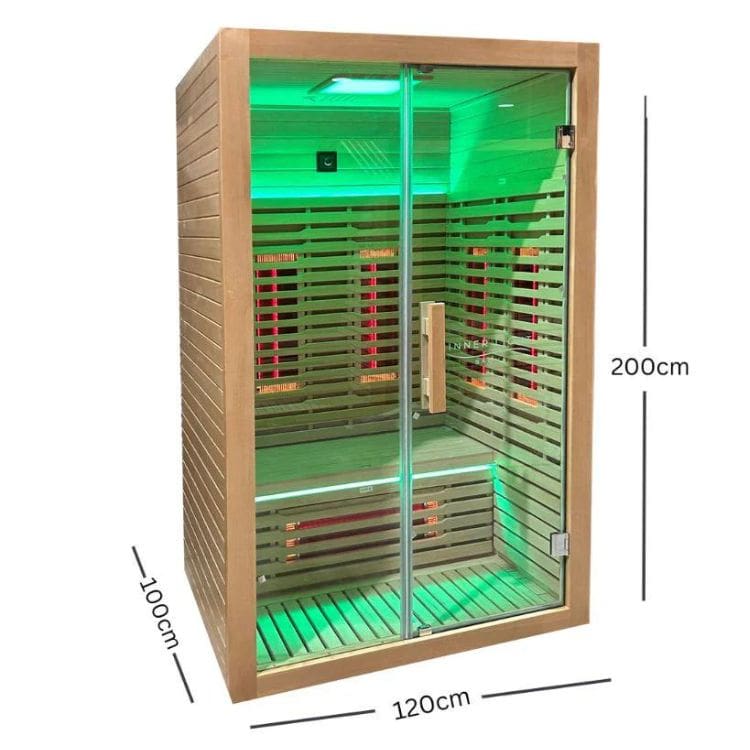 2 person Infrared Sauna dimensions 